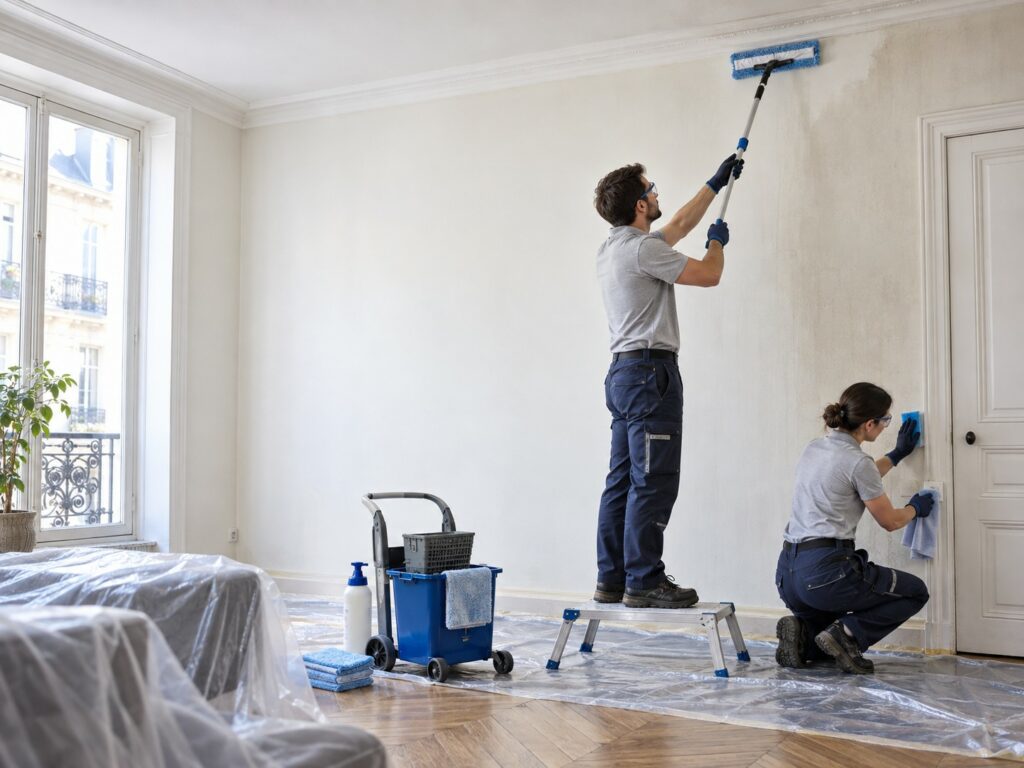 Lessivage de murs et plafonds en Hauts-de-France