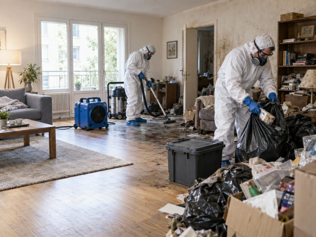 Services de nettoyage professionnel de logements très dégradés dans les Hauts-de-France